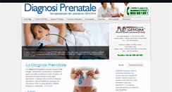 Desktop Screenshot of diagnosiprenatale.com